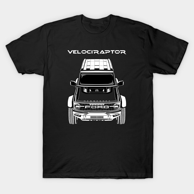 Velociraptor Bronco T-Shirt by V8social